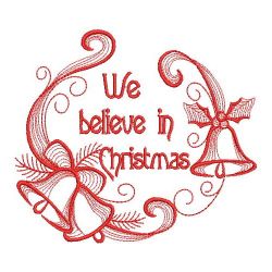 Redwork Merry and Bright 02(Sm)