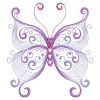 Rippled Swirly Butterfly(Lg)