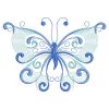 Rippled Swirly Butterfly 06(Sm)