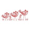 Redwork Love Birds 07(Lg)