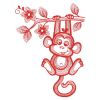 Redwork Little Monkey(Md)
