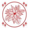 Redwork Poinsettia(Lg)