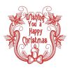 Redwork Merry and Bright(Sm)
