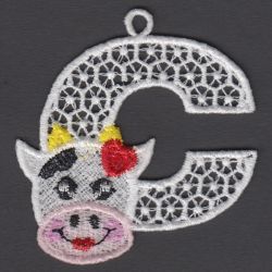 FSL Animal Alphabets 03 machine embroidery designs