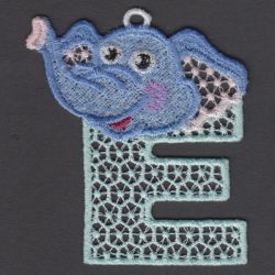 FSL Animal Alphabets 05 machine embroidery designs