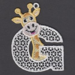 FSL Animal Alphabets 07 machine embroidery designs