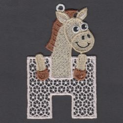 FSL Animal Alphabets 08 machine embroidery designs