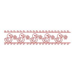 Redwork Spring Duck 10(Sm) machine embroidery designs