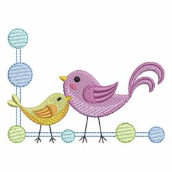 Colorful Birds 11 machine embroidery designs