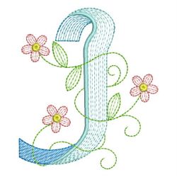 Rippled Alphabet 10 machine embroidery designs