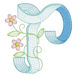 Rippled Alphabet 16 machine embroidery designs