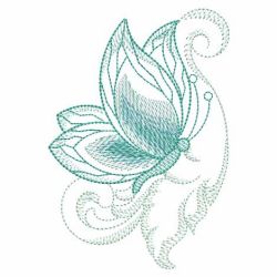 Baroque Butterfly 02(Md) machine embroidery designs