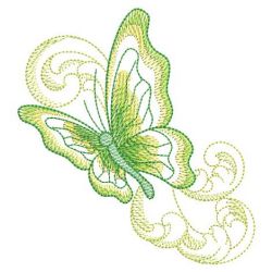 Baroque Butterfly 04(Sm) machine embroidery designs