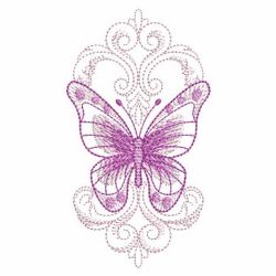 Baroque Butterfly 05(Md) machine embroidery designs