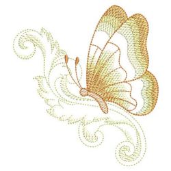 Baroque Butterfly 06(Md) machine embroidery designs