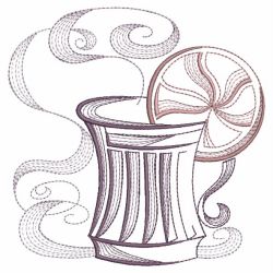 Rippled Tea Time 01(Sm) machine embroidery designs