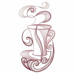 Rippled Tea Time 10(Sm) machine embroidery designs