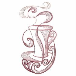 Rippled Tea Time 10(Lg) machine embroidery designs