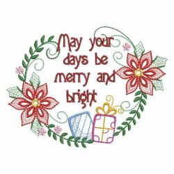 Merry Christmas 04(Md) machine embroidery designs