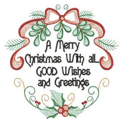 Merry Christmas 09(Sm) machine embroidery designs