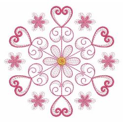 Rippled Flower Quilt(Lg) machine embroidery designs