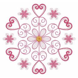 Rippled Flower Quilt 01(Lg) machine embroidery designs