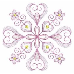 Rippled Flower Quilt 04(Lg) machine embroidery designs