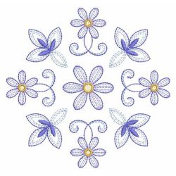 Rippled Flower Quilt 05(Lg) machine embroidery designs