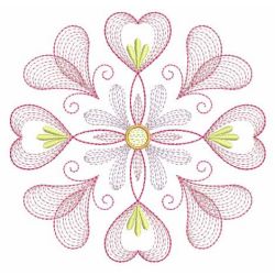 Rippled Flower Quilt 06(Sm) machine embroidery designs