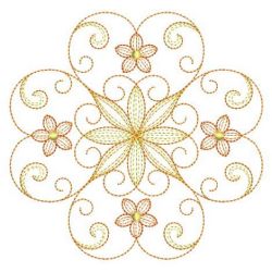 Rippled Flower Quilt 07(Md) machine embroidery designs