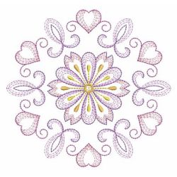 Rippled Flower Quilt 12(Md) machine embroidery designs