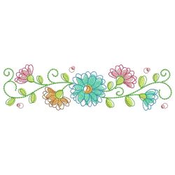 Spring Borders 02 machine embroidery designs