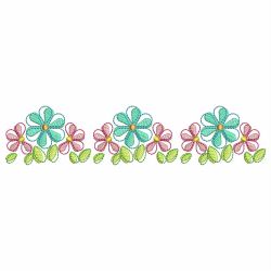 Spring Borders 09 machine embroidery designs