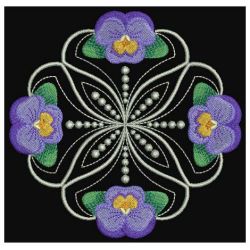 Pansy Quilts 02(Sm) machine embroidery designs