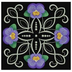 Pansy Quilts 04(Lg) machine embroidery designs