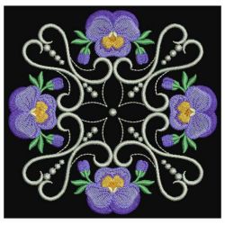 Pansy Quilts 06(Md) machine embroidery designs