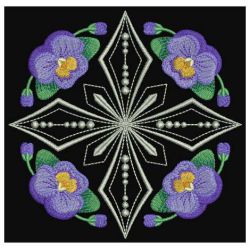 Pansy Quilts 07(Lg) machine embroidery designs