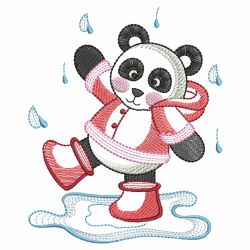 Cute Panda 06(Md) machine embroidery designs