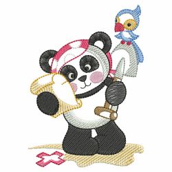 Cute Panda 07(Md) machine embroidery designs