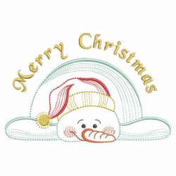 Christmas Snowman 01(Md) machine embroidery designs
