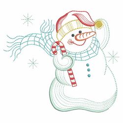 Christmas Snowman 02(Md) machine embroidery designs