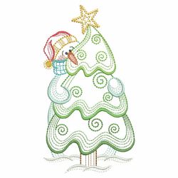 Christmas Snowman 03(Md) machine embroidery designs