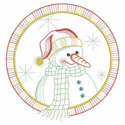 Christmas Snowman 09(Md) machine embroidery designs