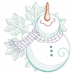 Christmas Snowman 10(Md) machine embroidery designs