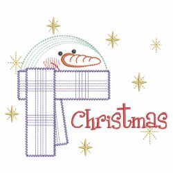 Christmas Snowman 12(Sm) machine embroidery designs