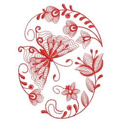 Redwork Rippled Butterfly 03(Lg)