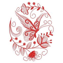 Redwork Rippled Butterfly 04(Md)
