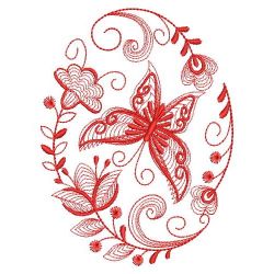Redwork Rippled Butterfly 08(Md)