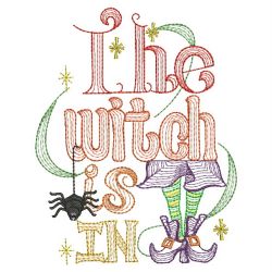 Rippled Halloween Witch 01(Sm) machine embroidery designs