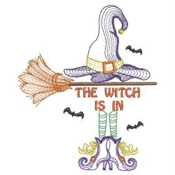 Rippled Halloween Witch 02(Lg) machine embroidery designs